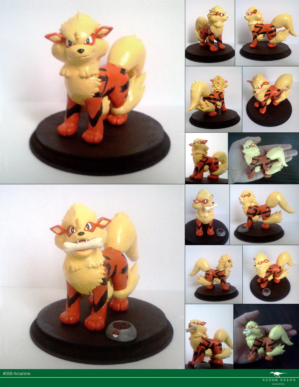 Arcanine sculptures