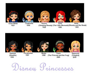 Disney Princesses Lunaii