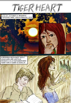 Tiger Heart comic, page 1