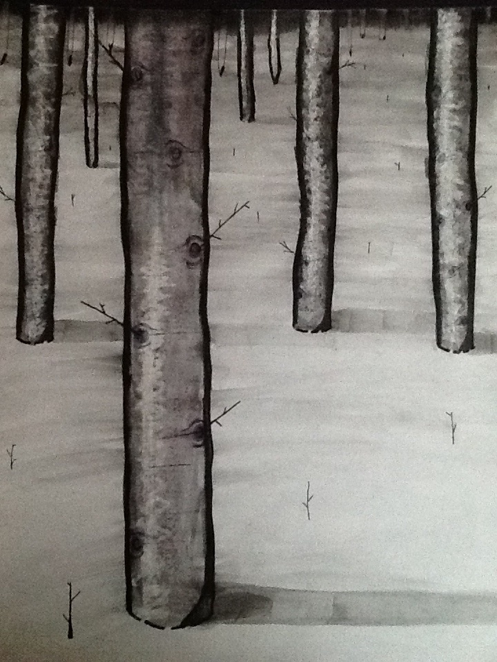 Forest (sort of Slender Man-like)