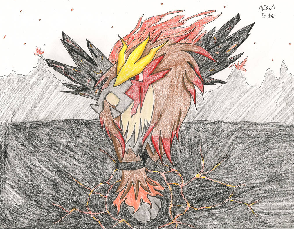 Mega Entei by LuckyDragonfly on DeviantArt