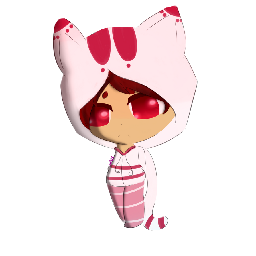 Chibi Blowing Raspberry Raspberry Swirl Chibi by GalaxyBlook on DeviantArt