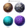 Texture spheres - 28Dec2016