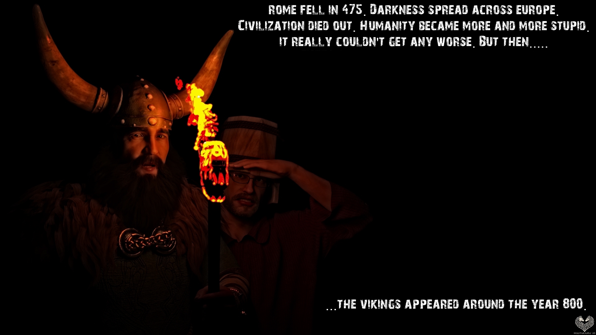 Funny Vikings - Wallpaper