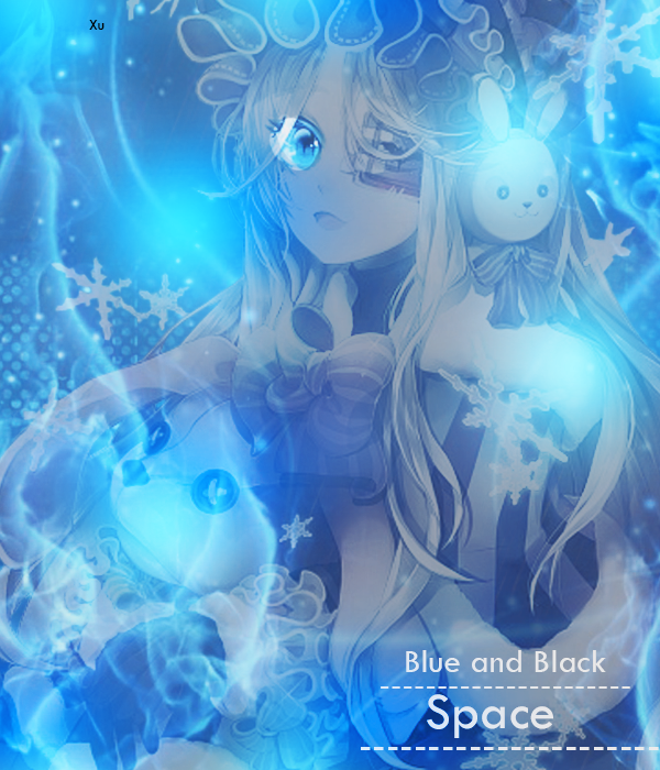 Cover Blue and Black Space