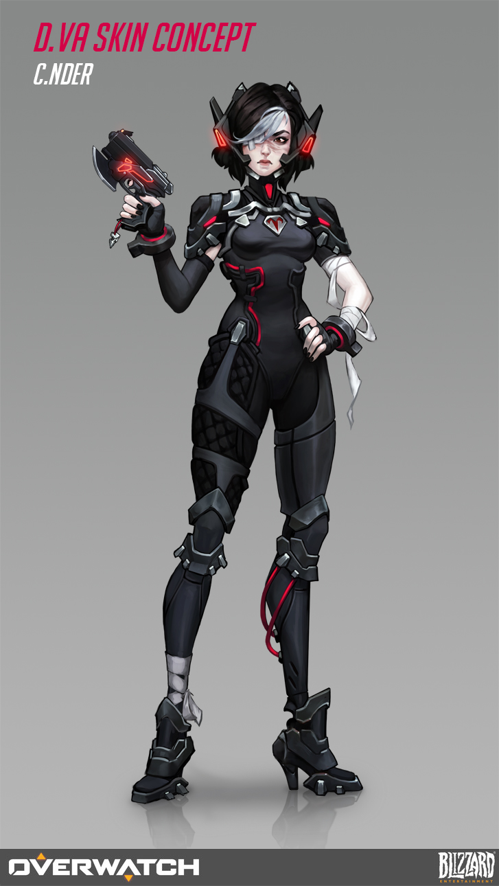 D.va pilot skin concept - FANART by Cornis on DeviantArt