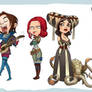 Chibi Witcher and Friends