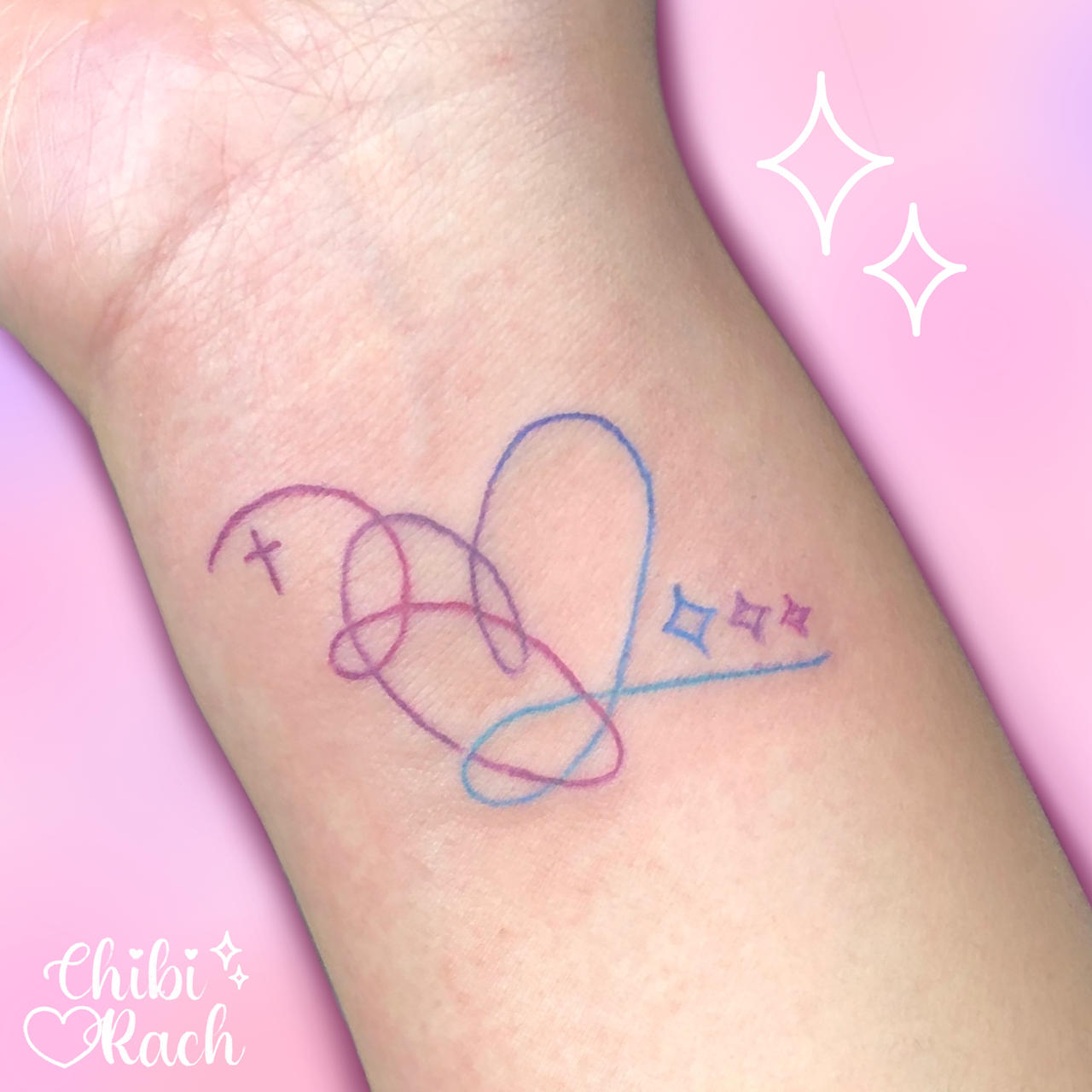 BTS Love yourself heart tattoo by chibirach on DeviantArt