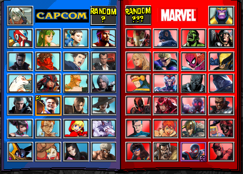 Marvel vs Capcom 4 Roster by Starolu on DeviantArt