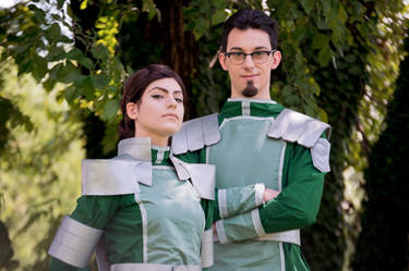 Kuvira and Baatar Jr. - The Legend of Korra