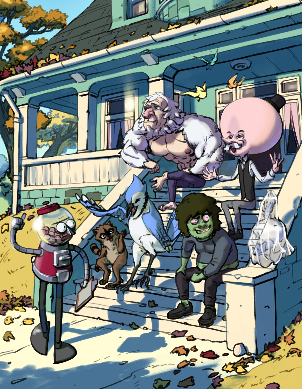 Regular Show Vector Morning Meeting - Regular Show by sidneymt on DeviantArt
