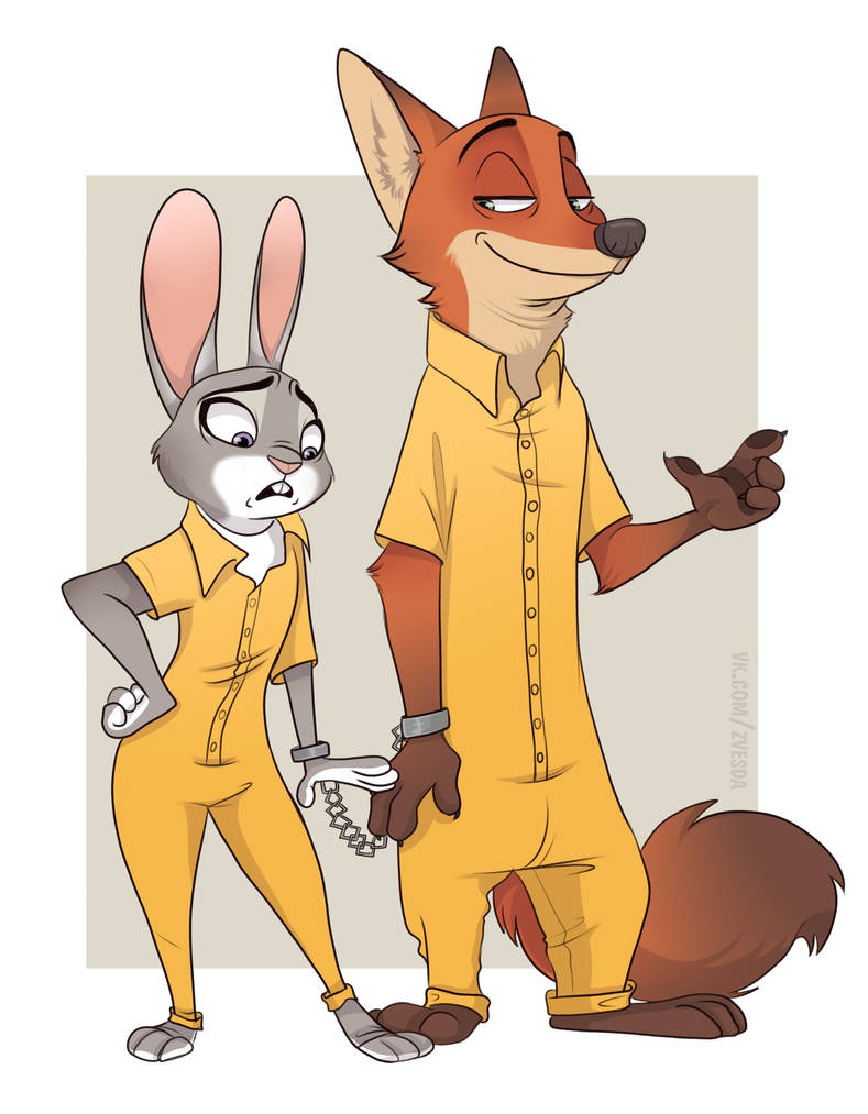 Commission|Judy Hopps and Nick Wilde (Zootopia) by TommySamash