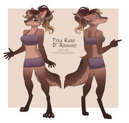 Tyra reference for our friend [Commission]