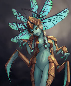 Insect Alien Lady