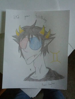 Sollux Birthday Card