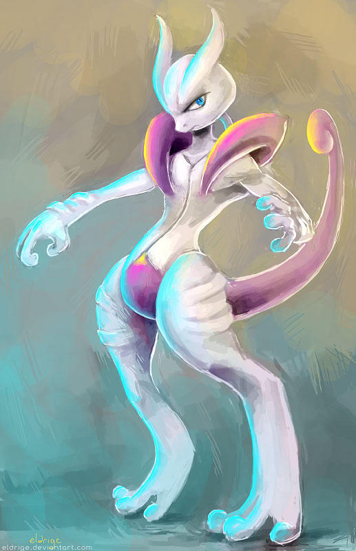 Mewtwo And Mega Mewtwo X by Frie-Ice on DeviantArt