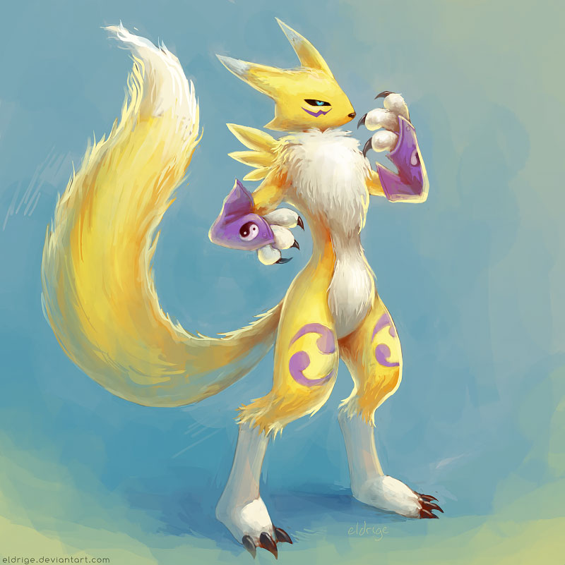 Renamon Painting