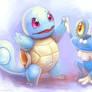 New Friends: Squirtle and Froakie