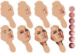 Realistic Face - Step by step