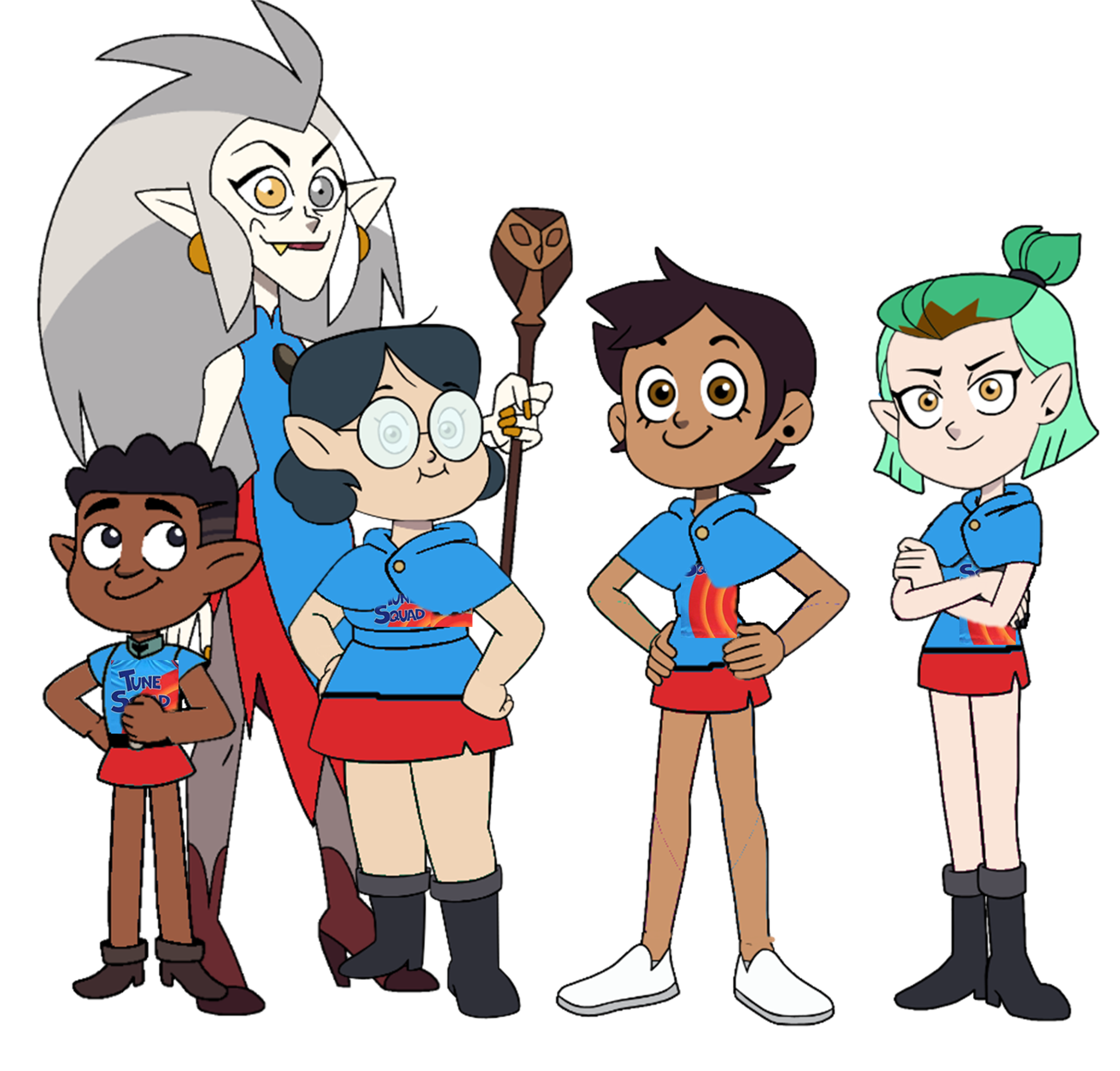 The Cast of The Owl House joins the Tune Squad by HunterRisesAgain on  DeviantArt