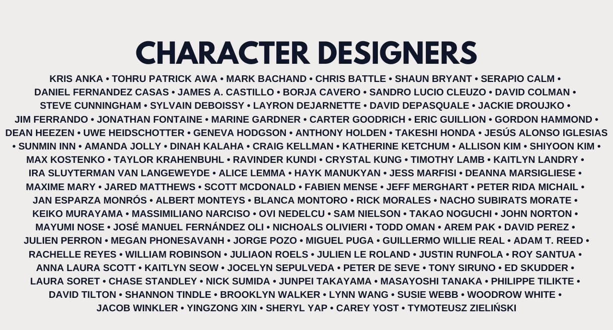Best Imaginary Feature: Character Designers by HunterRisesAgain on ...