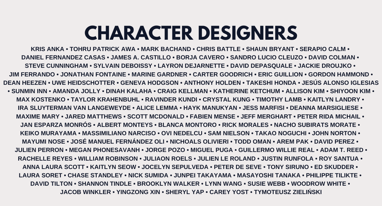 Best Imaginary Feature: Character Designers by HunterRisesAgain on ...
