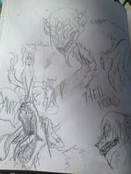 Hellhound Sketch 2