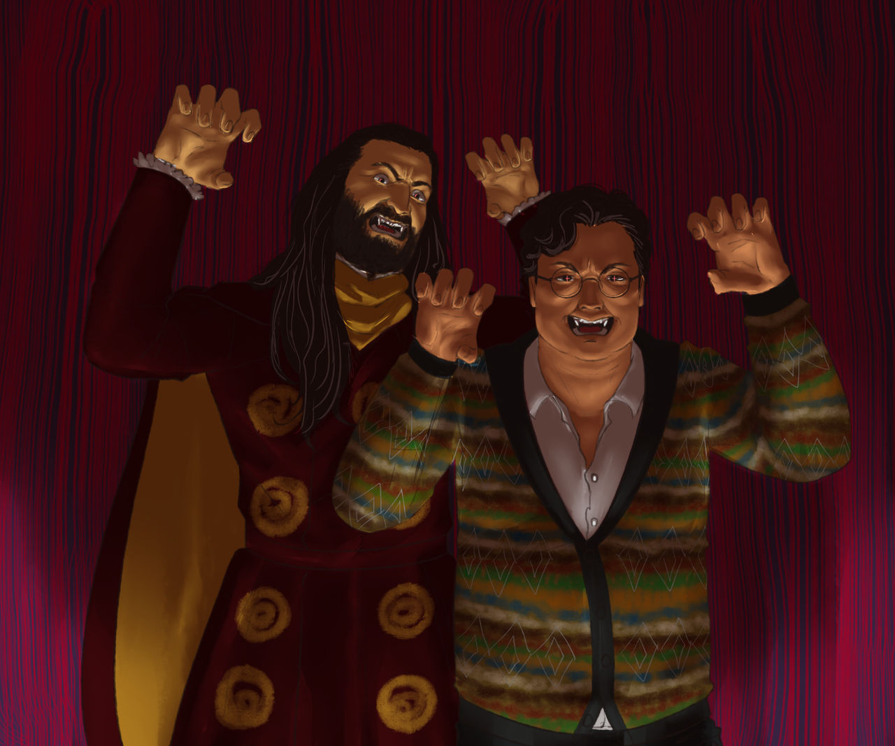 Nandor x Guillermo by oxalees on DeviantArt