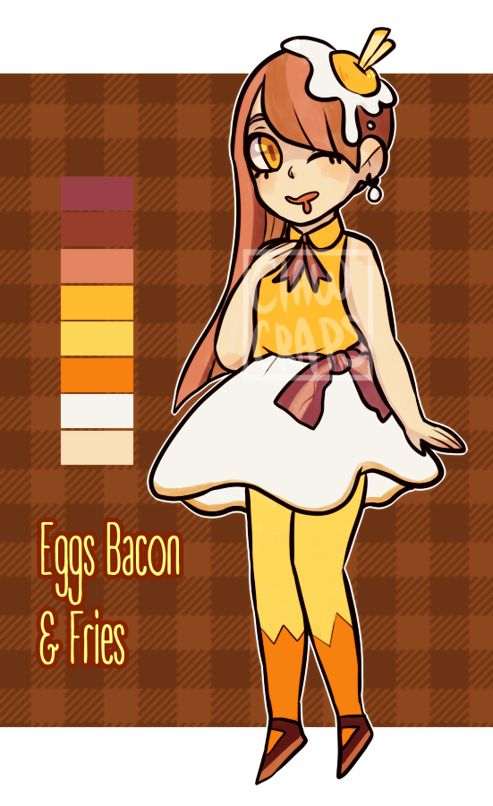 EggsBaconandFries Adoptable CLOSED