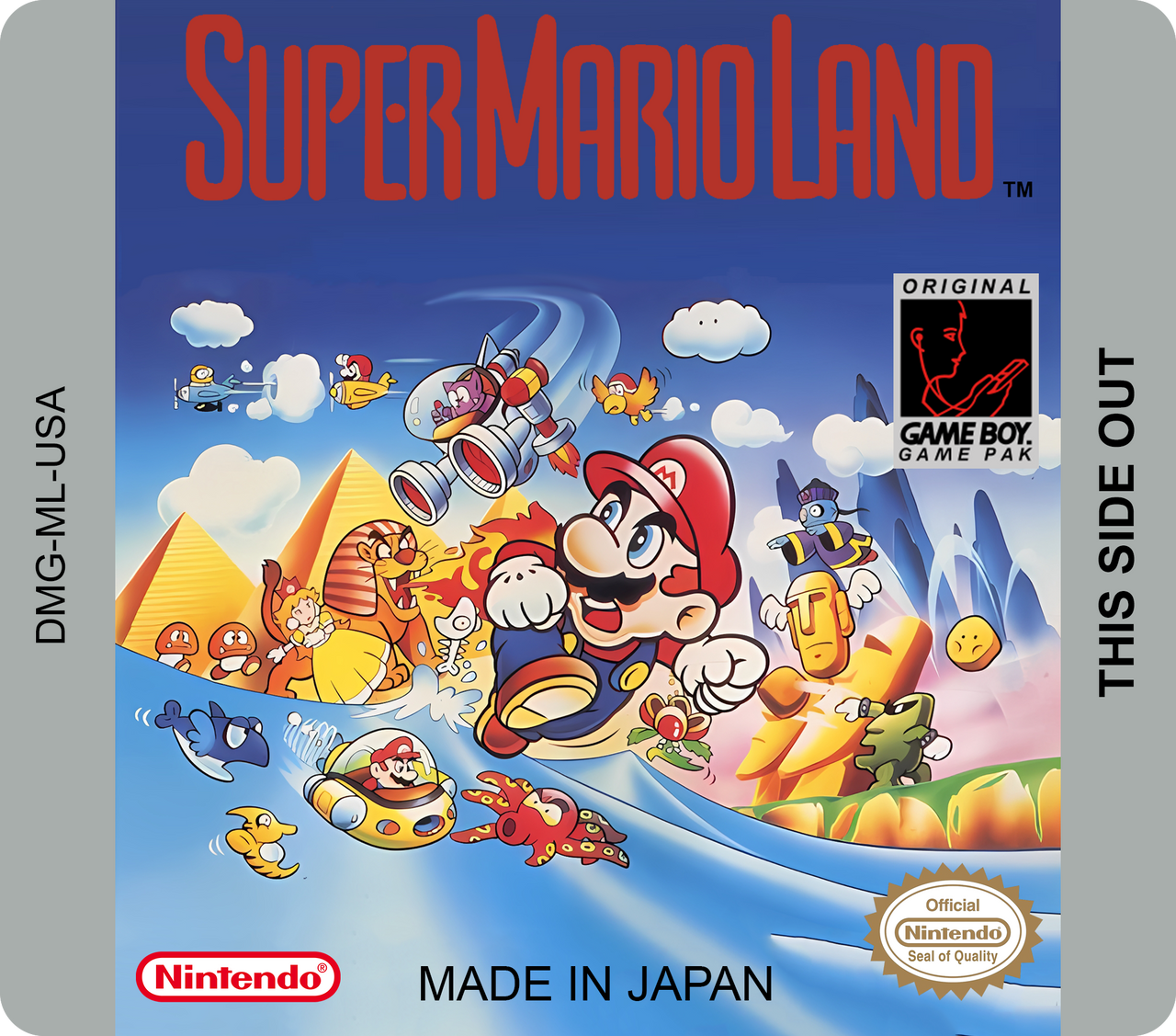 DMG Game Label - Super Mario Land by SagittariusReWorks on DeviantArt