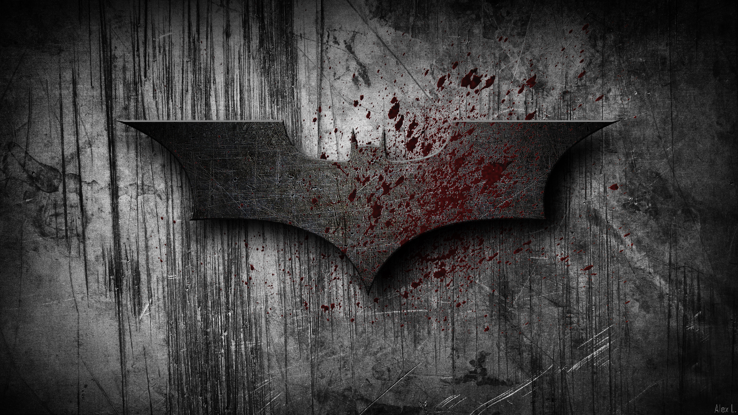 Batman Bloody Logo