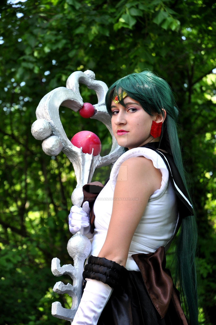 I'm the warrior of time -  Sailor Pluto