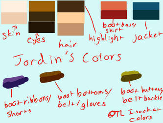 Jordin color pallet