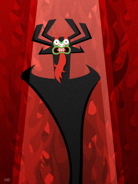 AKU Shape Shifting Master of Darkness by Blue-Staple-Studios