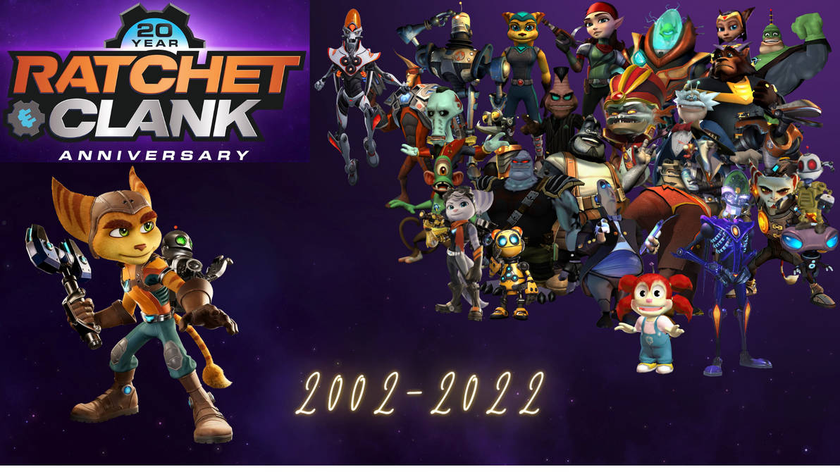 Happy 20th Anniversary Ratchet and Clank by Ratchetfan2006 on DeviantArt