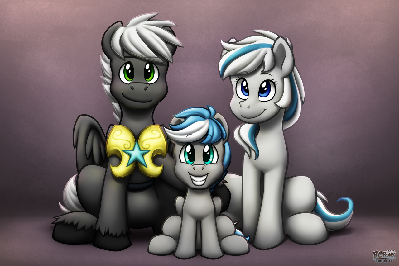 Cloud Zapper and his Parents -Point Commission-