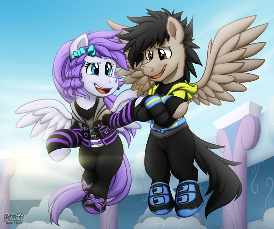 Storm Racer and Shine Racer -Commission-