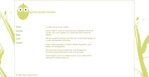 Green Grape Design Web Layout