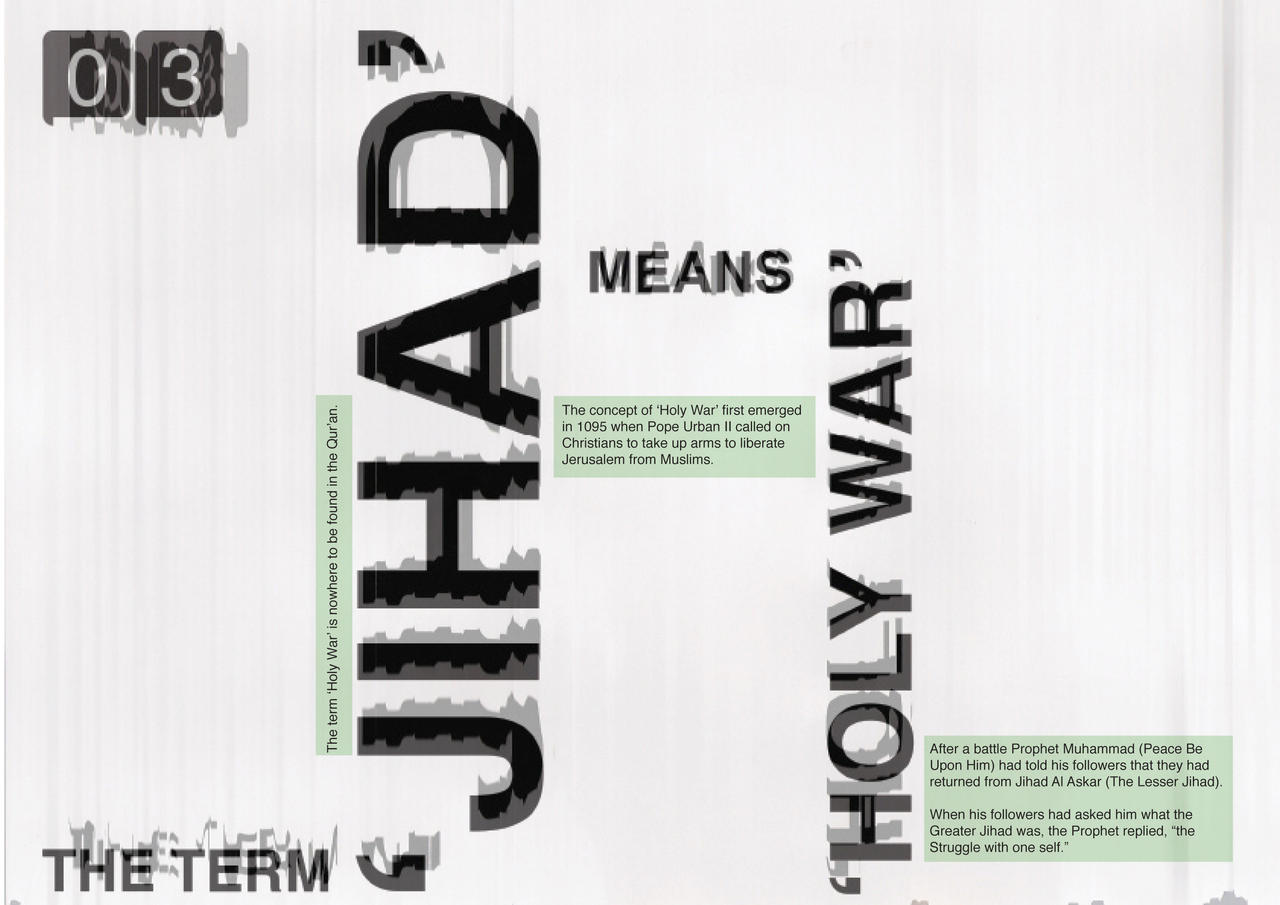 Myth 03 'JIHAD MEANS HOLY WAR'