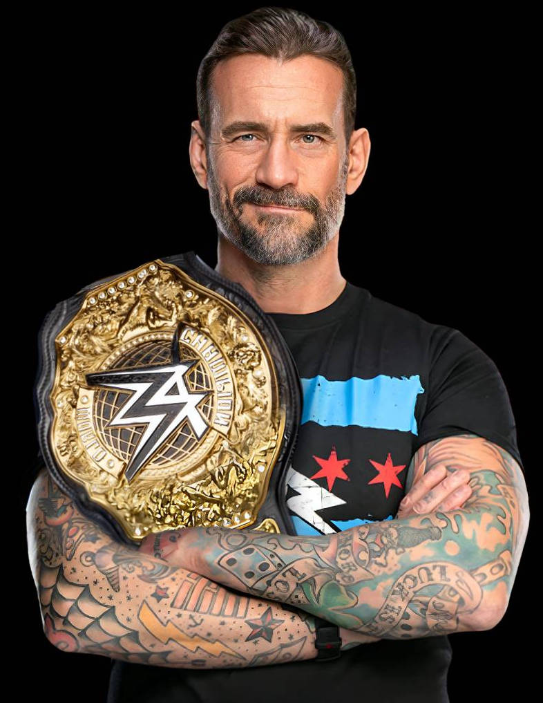 Cm Punk world heavyweight champion render by RenderzGalore on DeviantArt