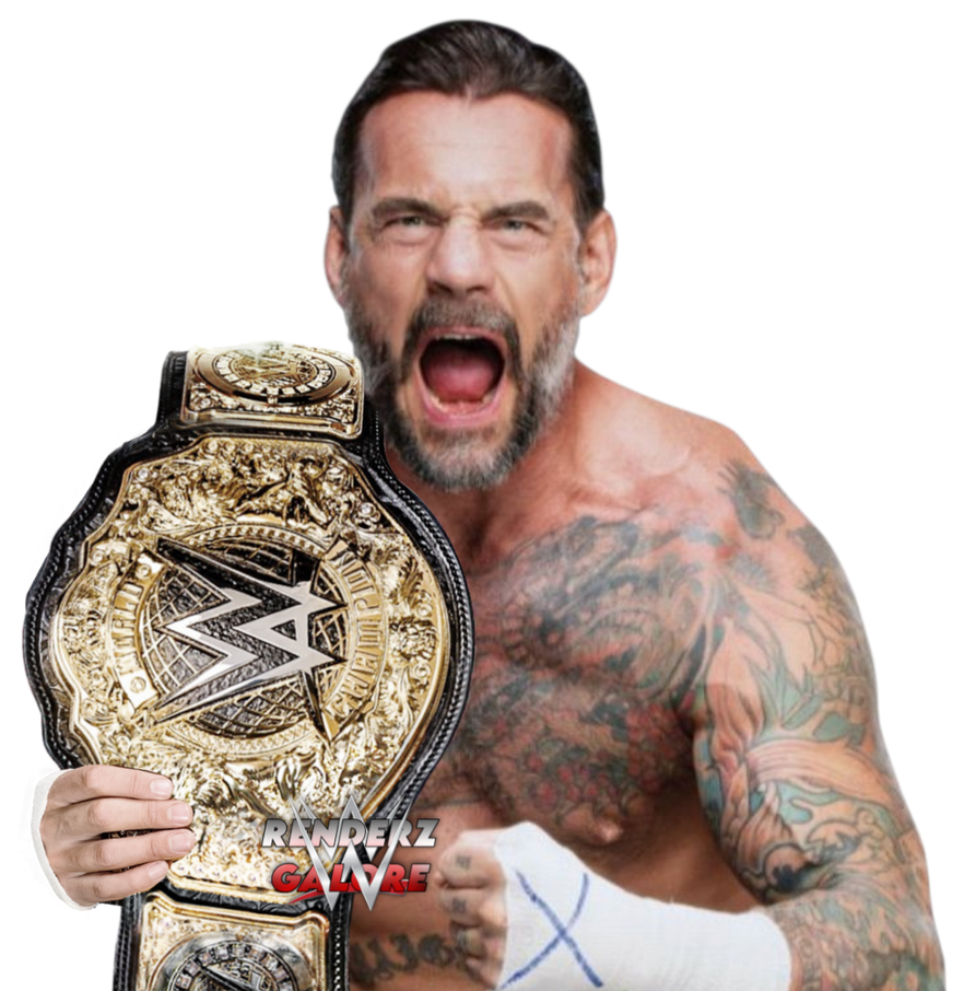 CM Punk World Heavyweight Champion Render 2025 by RenderzGalore on ...