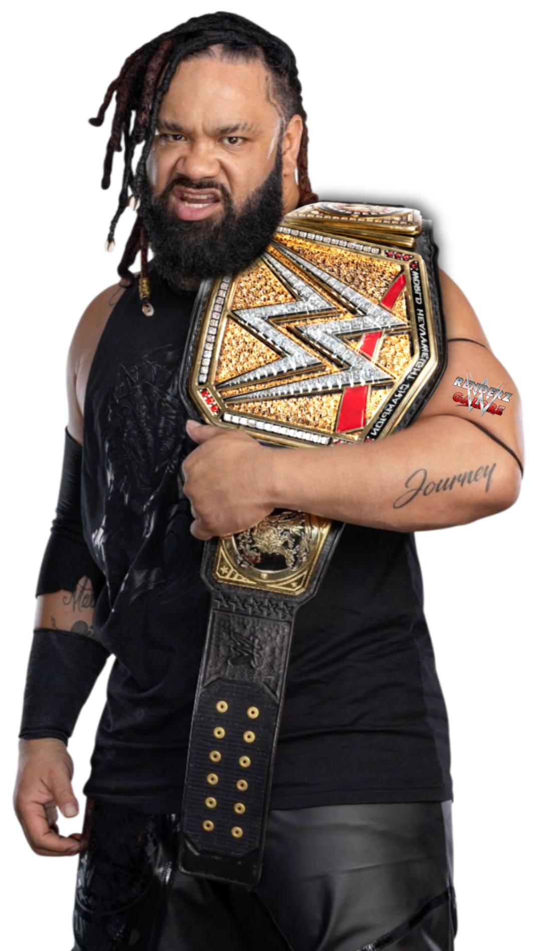 Jacob Render Jacob Fatu Undisputed WWE Champion Render 2025 by RenderzGalore on ...