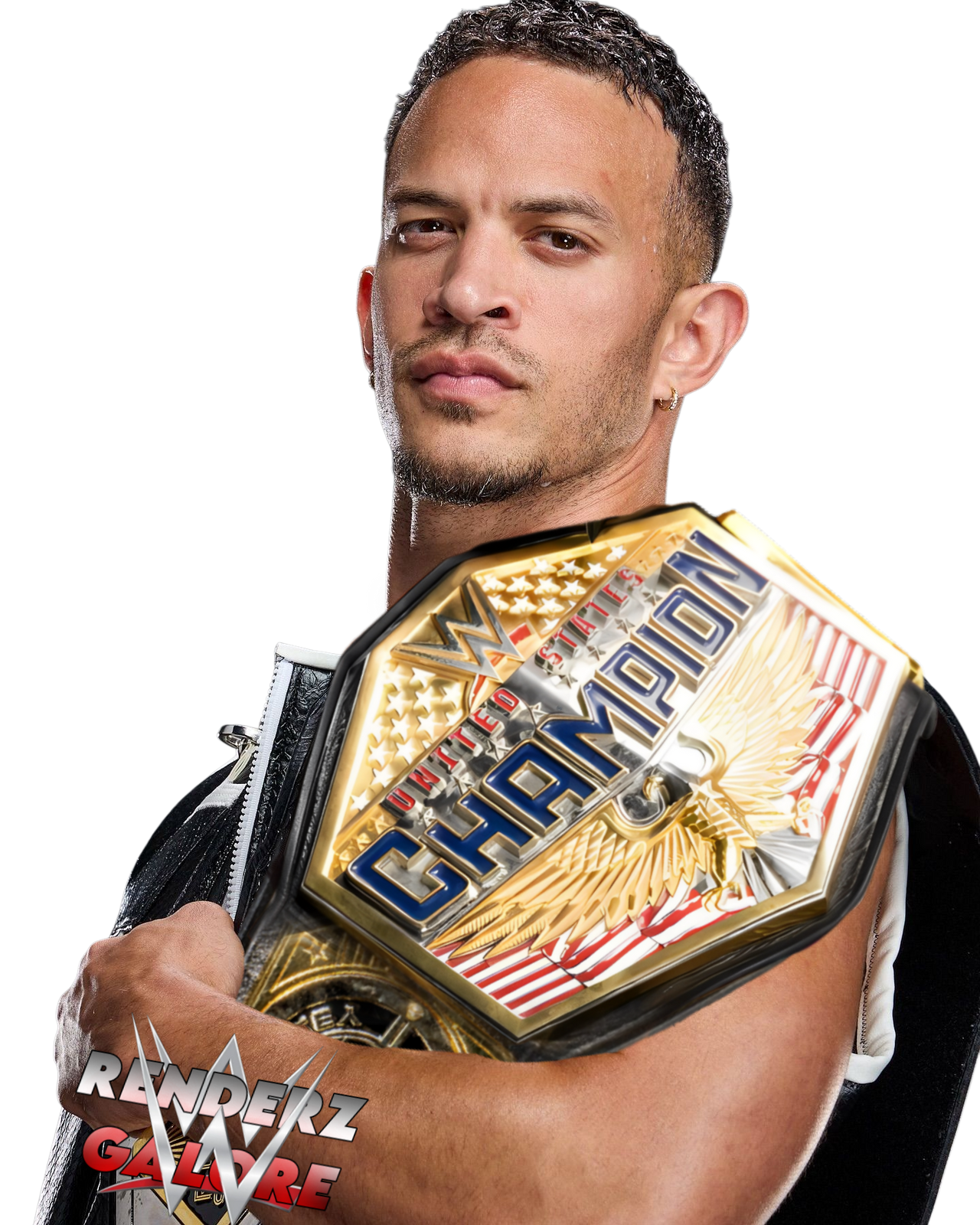 Ricky Saints WWE United States Champion Render RG by RenderzGalore on ...