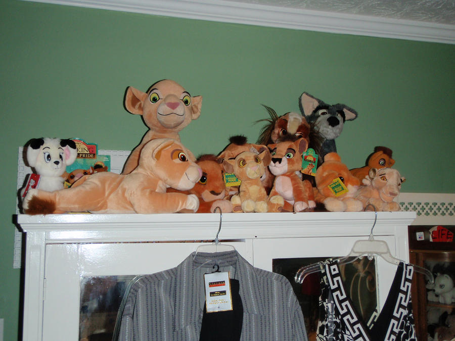 Lion king, Kimba, and other plushies