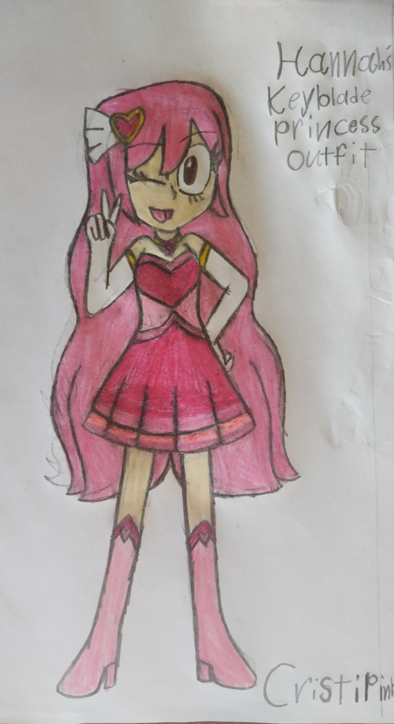 Hannah's Keyblade Princess outfit