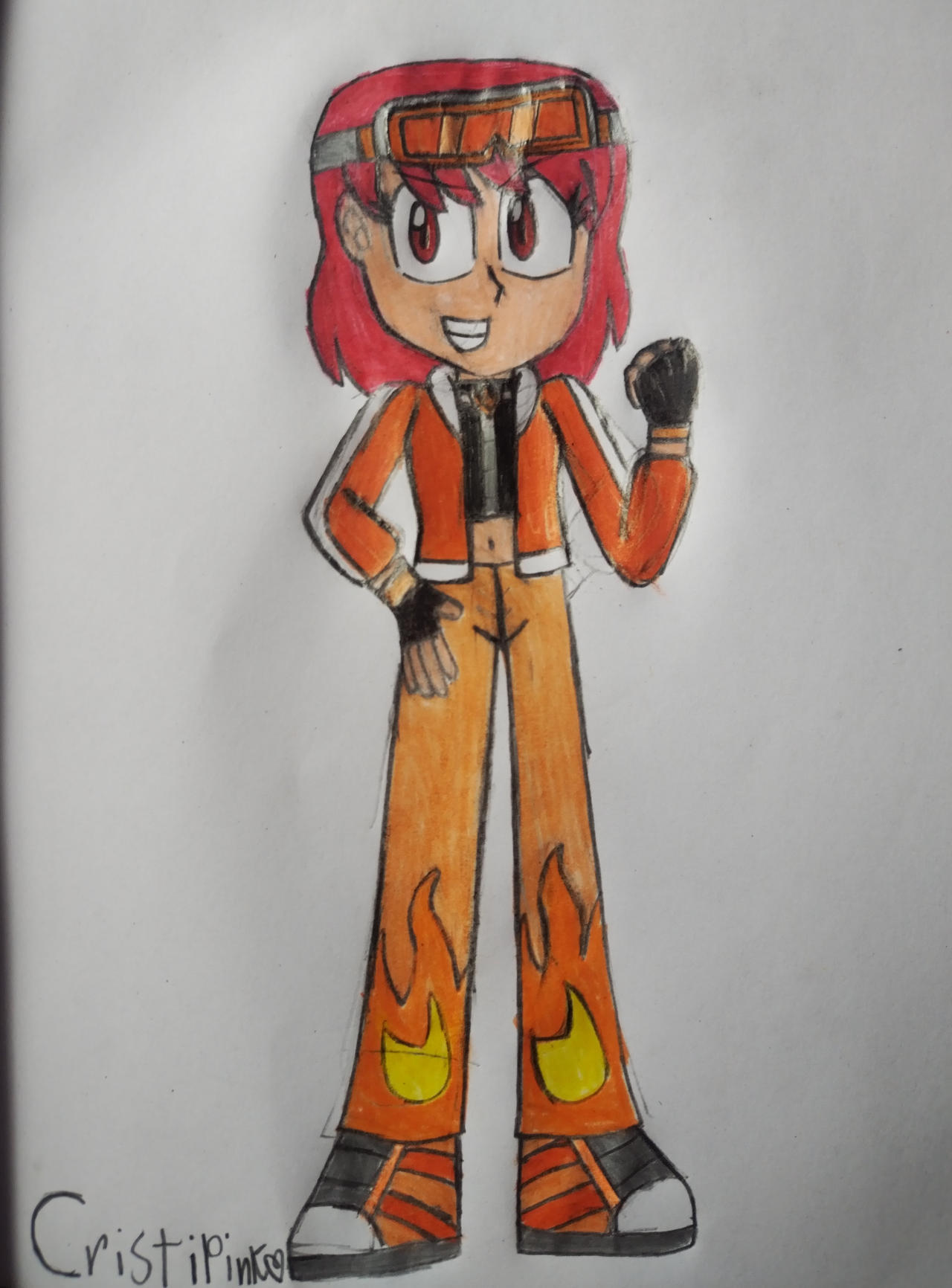 Mackenzie's extreme gear outfit
