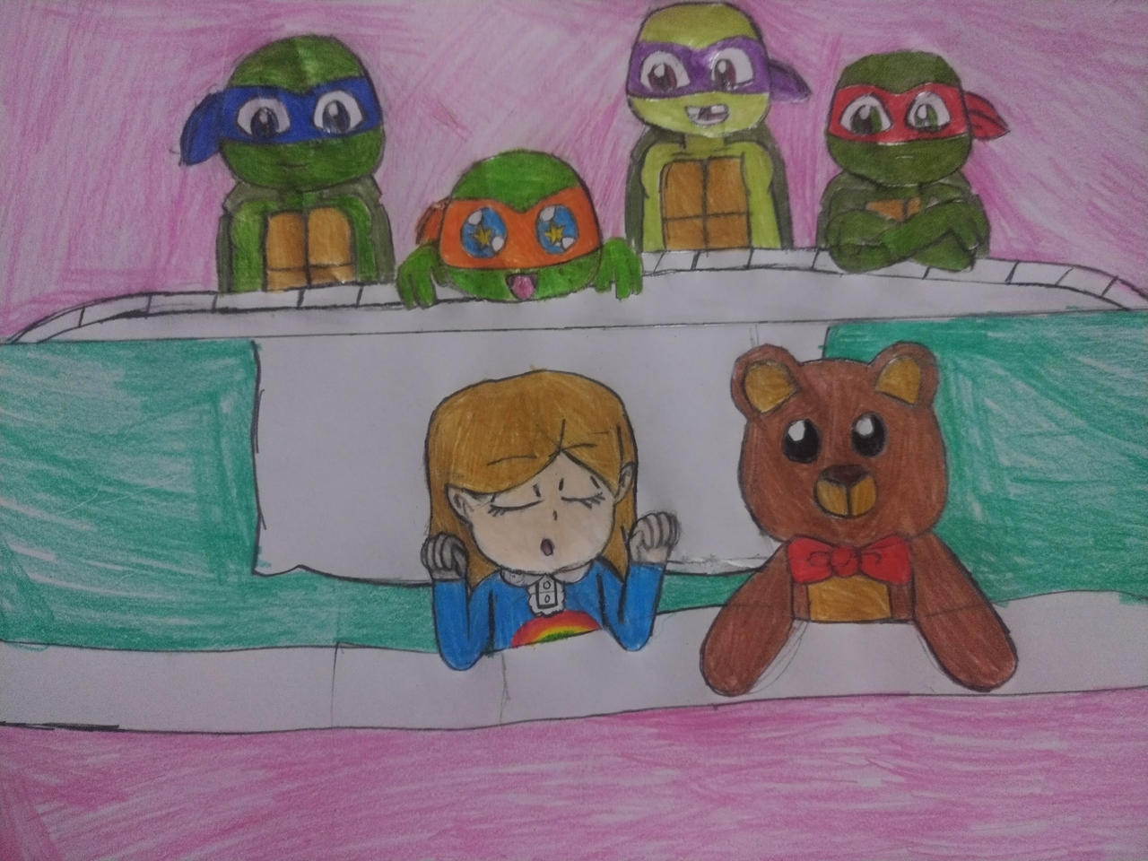The Turtles meets Hailey (For Aleana)