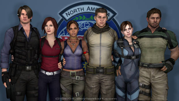Resident evil 5 entire team by Hospi77 on DeviantArt
