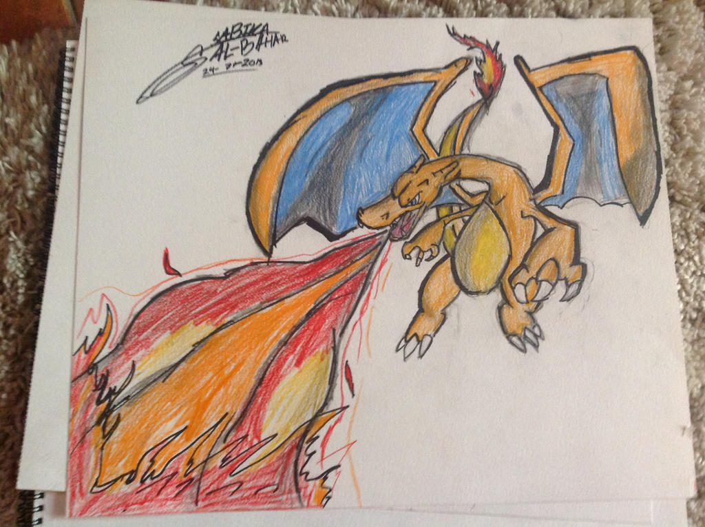 Firework Reverse Charizard Charizard useing flamethrower by Charizard690 on DeviantArt