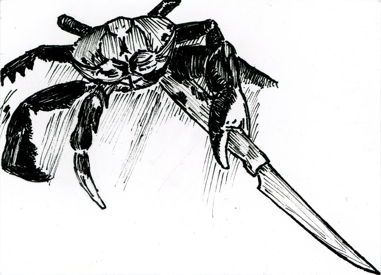 Stabby Crab ACEO